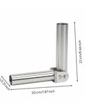 Heavy Duty Barbell Stand With Swivel Base For Home Gym Anchor Station Stainless Steel Durable 304 Construction side view