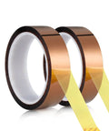 High Temperature Polyimide Film Adhesive Tape 1 Inch By 36 Yards No Residue Heat Resistant Tape with yellow backing