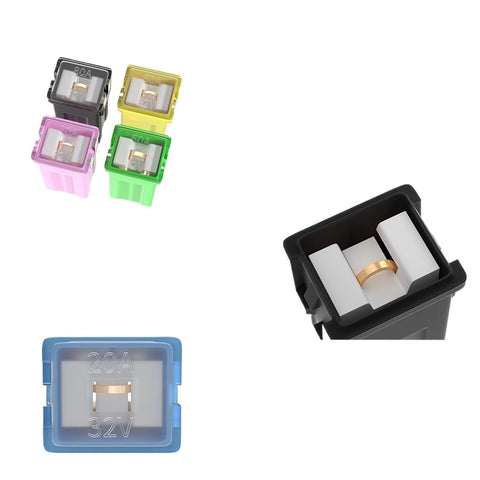 36 Piece Jcase Fuse Box Kit For Cars With High And Low Profile Box Fuses Includes 20A 30A 40A 50A 60A And 80A