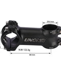 Lightweight 80mm 7 Degree Aluminum Bike Stem 31.8mm Clamp For Mountain Road BMX Bikes CNC Machined 6061 T6 130g