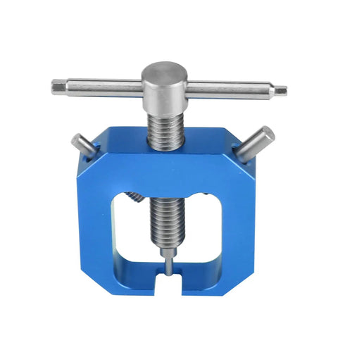 Top Shelf Pinion Gear Puller Kit For Rc Cars And Truggies, Compact Blue Remover Tool with durable aluminum alloy for easy DIY fixes.