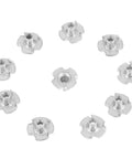 100 Pieces T Nuts Carbon Steel Zinc Plated Four Prong For Wood And Chipboard Woodworking And Furniture M5 Size Durable Rust Resistant