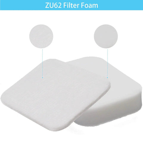 ZU62 foam pads from Must Have Replacement Vacuum Filter Kit For Shark ZU62 ZU60 Navigator Zero M Self Cleaning Brushroll Upright Vacuum Includes 2 Filters 6 Foam 6 Felt Pads And Cleaning Brush Compatible With NV150 NV151 NV251 NV255