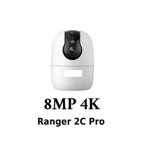 Solid Choice 5MP Indoor Security Camera WiFi Surveillance Setup featuring a sleek white design and black lens for indoor use.