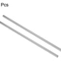 Two Pack 10mm X 350mm Linear Motion Rod Shaft Guide, Hardened Chrome Plated Steel Rail For 3D Printers And CNC Machines