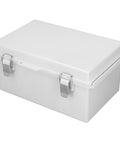 Weatherproof ABS Electrical Enclosure 190x290x140mm Outdoor Junction Box with stainless steel latch for control panels.