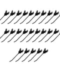 25 Pack Heavy Duty Rubber Mounted Hay Rake Teeth For Parallel Bar Rakes 1 5/8 Inch Bar, 10 Inch Tine Length, Replaces PM3000-700