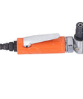 Professional Heavy Duty 3/8 Inch Right Angle Air Die Grinder Packing Serious 20000 RPM with orange grip and metal head for precision tasks.