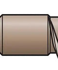 Top Shelf Low Profile Finish Trim Screws For Fast Carpenter Jobs Without The Protruding Head Hassle Sawtooth Shank Drives Smoothly With T10 Bits Corrosion Shield Coating Light Brown Wood Fasteners In Bulk 500 Qty Box, showing a tan countersunk screw with underhead grooves.