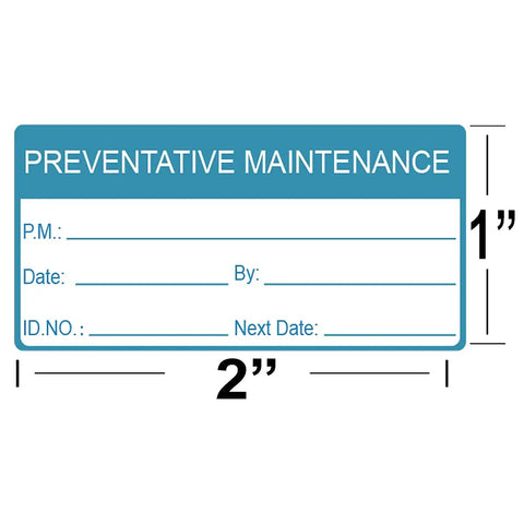 Self Laminating Preventative Maintenance Labels 1x2 Inch By Date Next Inspection Safety Stickers 180 Pcs Must Have Write On Calibration Labels With Clear Flap Industrial Adhesive Vinyl Labels, blue 1x2 inch