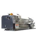 Lgxenzhuo 8 Inch Precision Metal Lathe For Benchtop Use With Brushless Motor And Adjustable Speeds Up To Twenty Two Fifty Rpm side view showing compact design and controls.