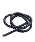 Hella Slick Spiral Cable Wrap Sleeve For E Bike And Home Office Wire Management Tube Organizer Kit with black spiral design.