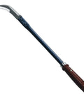 Hard Grass Safety Scythe For Workshop Use, 20.5 Inch Total Length With A 5.1 Inch Head, Japanese Made Wood Tool shown on white background