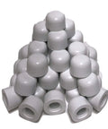 Door Stop Replacement Rubber Tip Pack Of 50 For Spring And Rigid Door Stops White Cushioned Bumper Tip Durable Floor Protector