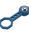Juinrinet Drywall Metal Detecting Detector 6.6x2cm blue handle with metallic ball for detecting metal in walls.