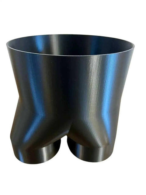 8 Inch To 4 Inch 3 Way Duct Splitter Connector For Woodworking Dust And Grow Tent Ventilation showing front view