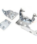 Two Pack Front Right Passenger Side Door Hinges Chrome Finish Auto Replacement Kit For Front Doors Includes Two Hinges