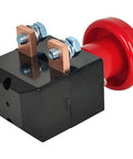 96V 250A Emergency Stop Switch ED250B-1 ZJK-250, red mushroom head pushbutton, heavy-duty disconnect switch for forklifts.