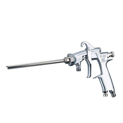 Professional Paint Spraying Machine Stainless Steel Pressure Feed Long Pole Spray Gun for smooth wall coverage.