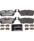 PowerStop rear carbon-fiber ceramic brake pads with hardware for Ford Expedition/F-150/Lincoln Navigator (Z36-1790)