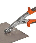 Hand Nibbler For Flat Sheet Metal NR1 Cuts 0.6 To 2 Mm, Ideal For Studs And Tracks, Pro Roofing Tool in use cutting metal sheet