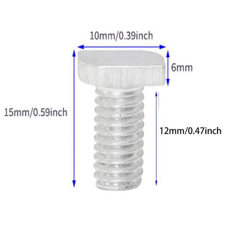 50 Pack Greenhouse Nuts And Bolts Kit For Do It Yourself Heavy Duty Rectangle Head Bolts And Nuts Replacement Parts For Shelving And Garden Structures