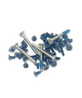 Complete Replacement Screw Kit For Asus Rog Ally Rc71l And Ally X 2024 with various bolts and blue anti-slip threadlocker.