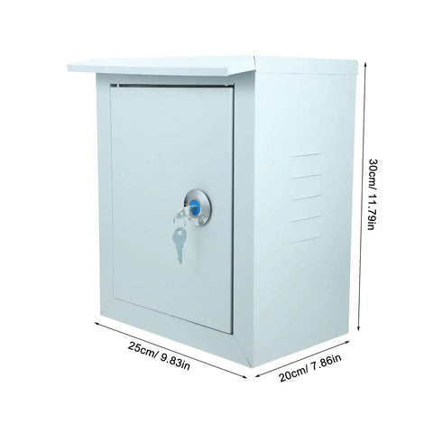 Tough As Nails Outdoor Waterproof Junction Box For Low Voltage Circuits, 250x300x160mm Splashproof Electrical Enclosure with key