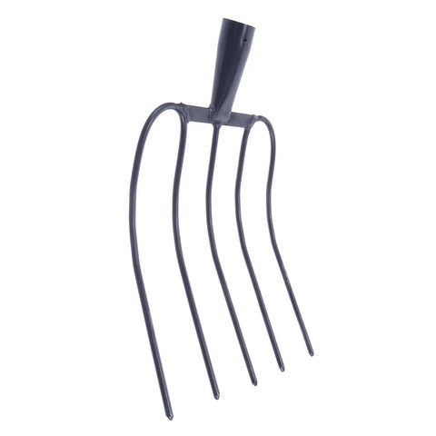 Handheld Manure Fork Multi Functional Farm Tool For Easy Lawn Maintenance And Manure Clearing With Iron Construction Built For Tough Outdoor Farming Tasks And Yard Work.