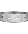 Stainless Steel Fire Pit Stand For Solo Stove Bonfire 19.5 Inch Ring Compatible Smokeless Fire Pit Frame, circular with flame cutouts