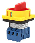 Rotary Cam Changeover Switch 3 Pole 2 Position Load Circuit Breaker On Off Power Switch 25 Amp Compact Industrial Control Switch