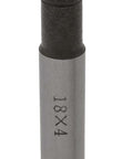 NACX HSS-AL T-slot end mill cutter, 18 mm cutting diameter, 4 mm depth, straight shank
