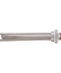 Heavy Duty Immersion Water Heater One Inch Npt Thread Portable 300 To 1500 Watt Fast Heat Element with steel housing and threaded end.