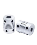 Compact Linear Motion Guide D19L25 With Pro Grade Aluminum Flexible Coupling, stepper motor shaft component for engraving machines.