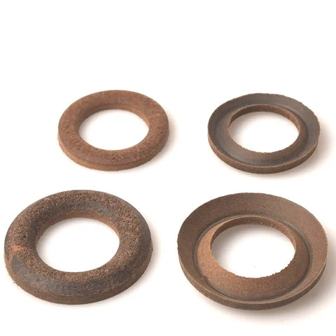 Four sealing rings from Graco 695 795 3900 Paint Sprayer Pump Repair Kit 248212 for leak-free spraying, eco-friendly and durable.