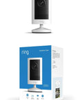 Tough As Nails Outdoor Security Camera With Long Lasting Battery And Hella Clear Retinal 2K Video Featuring Wide Angle Lens Plus 6X Digital Zoom and Crisp Night Vision in sleek design.