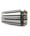 Close-up view of spring steel collet from Two Piece Spring Collet Set For CNC Milling And Lathe Tools In 1/4 Inch And 1/8 Inch Sizes, 18mm Length
