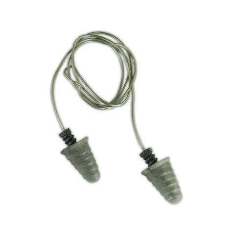Skull Screws Corded Ear Plugs With Foam Seal For All Day Comfort One Size Silver Pack Of 120 Industrial Grade Noise Reduction NRR
