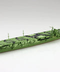 Japanese Navy Amagi Aircraft Carrier Model Kit One Seven Hundred Scale With Easy Build Assembly Precision Slide Molded Parts New Triple Machine Guns And Anti Aircraft Guns, side view