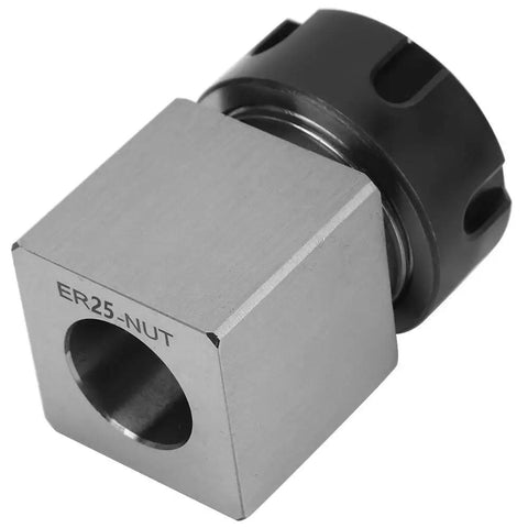 Heavy Duty Square Collet Chuck Fits ER25 For CNC Lathe Tool Holder Made From Carbon Steel provides useful precision for machining.