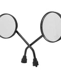 Wide Angle Rearview Mirror For Motorcycle And Electric Bike With Plastic Frame Boost Your Ride Safety Crystal Clear View