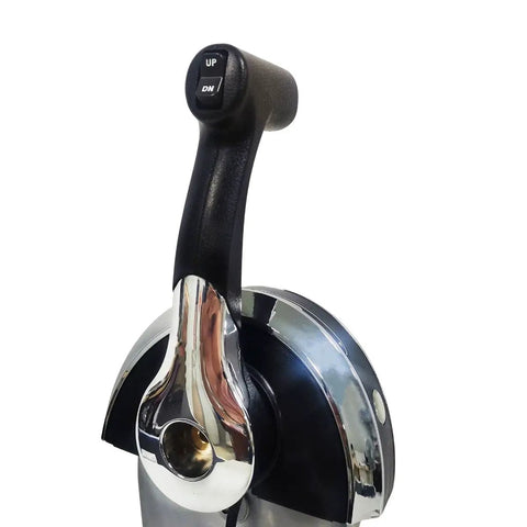 Beefed-Up Mercury-Compatible Top Mount Outboard Throttle Control Box Gen II With Lifting Switch 8M0059686 For Towing Launching Docking Engine Tuning Includes 2-Foot Trim Wire Harness And Easy Install Harness Kit