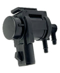 DEVMO 4x4 automatic hub lock actuator with vacuum solenoid, black plastic, side view