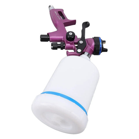 Kickass Pneumatic HVLP Paint Spray Gun Kit With 600ml Cup And 1.3mm Tip for precise application, featuring adjustable settings and ergonomic design.