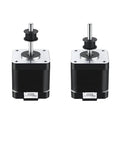K1 Max X Y Axis 42 To 48 Stepper Motor Replacement For 3D Printer Upgrade Low Noise High Torque Easy Mounting Precise Positioning Durable X And Y Motors For Smooth Reliable Printing, two black stepper motors