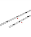 Two Top Notch Miter Bar Sliders For Table Saw And Router Tables 300mm Aluminum Alloy T Slot Track Rail Woodworking Clamping Tool