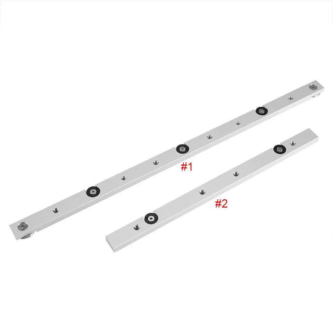 Two Top Notch Miter Bar Sliders For Table Saw And Router Tables 300mm Aluminum Alloy T Slot Track Rail Woodworking Clamping Tool