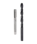 Pro Grade Tap And Drill Bit Set For DIYers And Pros, 5/16-36 UNS Thread Tap And 9 32 Inch Black Oxide Twist Drill Bit