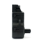 Side view of Air Blend Door Actuator Replaces 604-252 YH1933 DL3Z-19E616-A For Ford And Lincoln, black plastic component