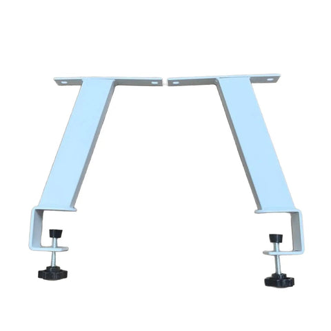 Adjustable Iron Table Leg For Desk Height Increase And Ergonomic Setup, compact heightening with angled support for workspaces
